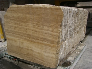 Vicuna Travertine, Travertino Vicuna Oscuro Blocks