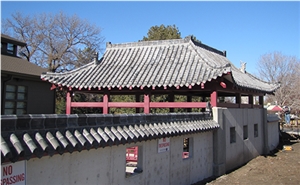 Grey Chinese Clay Roof Tiles for Garden Building