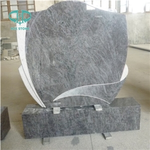 Bahama Blue Granite Tombstone/Monument/Headstone/Gravestone Design