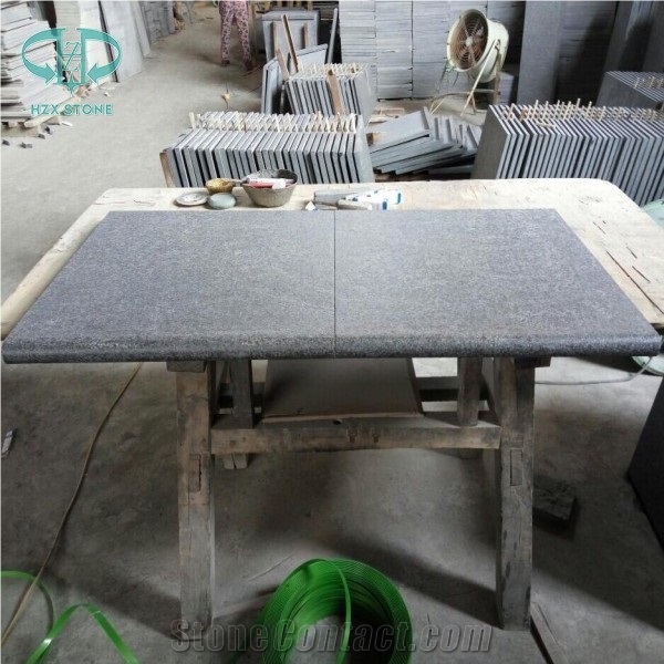 Black Basalt Coping Stone, G684 Pool Pavers, Dark Grey G684 Swimming Pool Coping, Fuding Black Paver