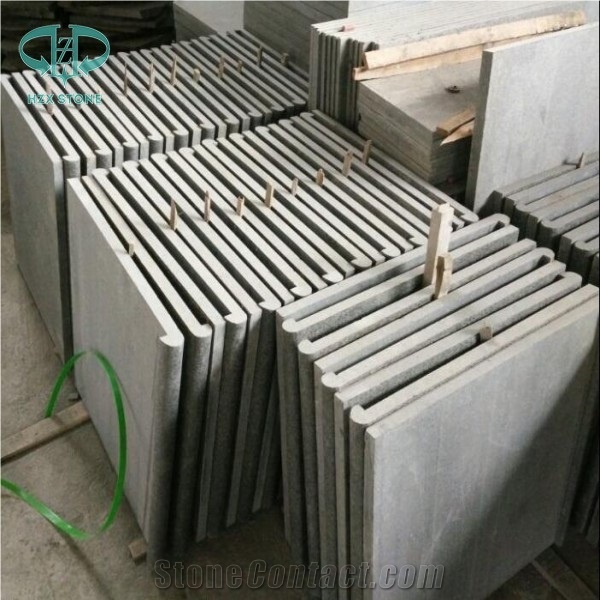 Black Basalt Coping Stone, G684 Pool Pavers, Dark Grey G684 Swimming Pool Coping, Fuding Black Paver