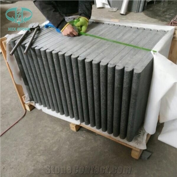 Black Basalt Coping Stone, G684 Pool Pavers, Dark Grey G684 Swimming Pool Coping, Fuding Black Paver