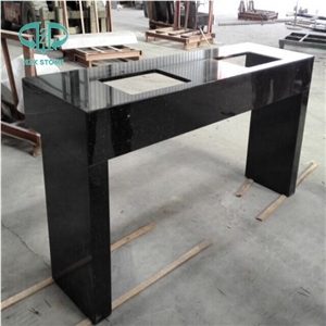 Black Galaxy Granite Bathroom Countertops,India Black Kitchen,Bar,Desk