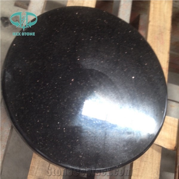 Black Galaxy Granite Bathroom Countertops,India Black Kitchen,Bar,Desk