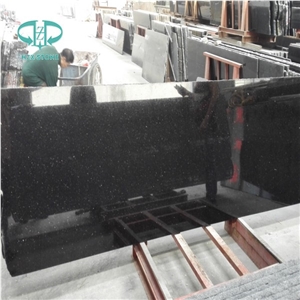 Black Galaxy Granite Bathroom Countertops,India Black Kitchen,Bar,Desk