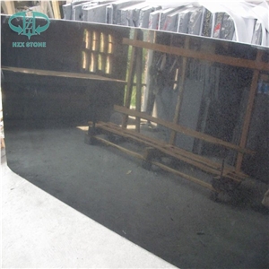 Black Granite, G684 Granite, Black Granite, Black Pearl, Fuding Black Granite,Wall Tile, Flooring Tile, China Black Granite for Kitchen-Top, Vanity Top, Wall Cladding, Cobbles and Paving Stone, Flamed