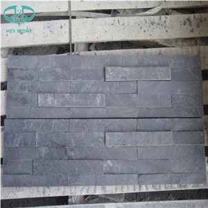 Black Slate Cultural Stone Panel Tiles for Wall Cladding,Roofing Tiles,Flooring Tiles,Wall Veneer Stone Tiles,Outdoor Wall Tiles,Ledge Stone Siding,Slate Pattern Paving Stone