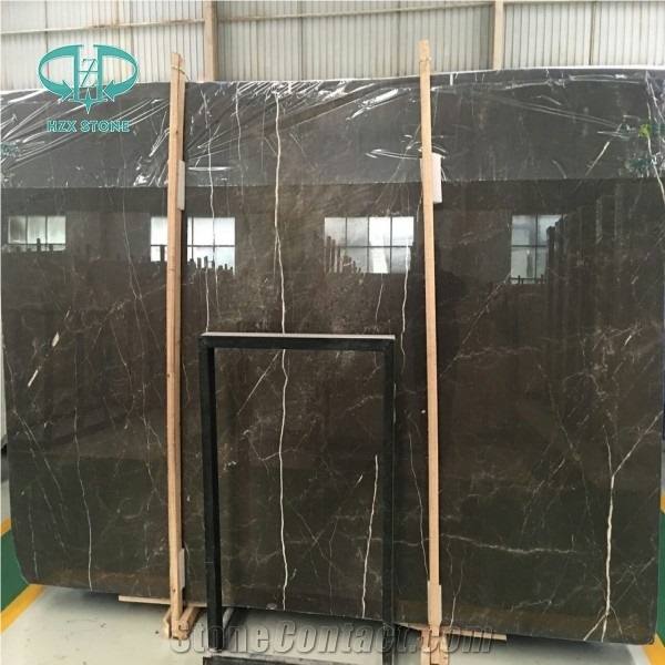 Bronze Armani Marble Slabs & Tiles, Mahkam Brown Polished Marble Flooring Tiles, Walling Tiles
