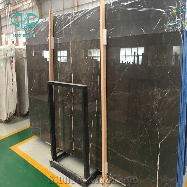 Bronze Armani Marble Slabs & Tiles, Mahkam Brown Polished Marble Flooring Tiles, Walling Tiles