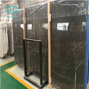 Bronze Armani Marble Slabs & Tiles, Mahkam Brown Polished Marble Flooring Tiles, Walling Tiles
