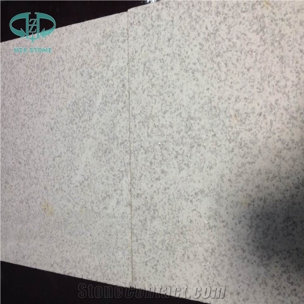 Bush Hammered Pearl White Granite Tiles&Slabs, China White Granite, Floor Paving, Wall Cladding