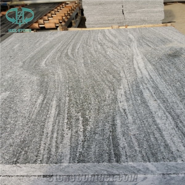 China G302 Granite Landscaping Veins Granite Slabs,Nero Santiago,Wood Grain Black Granite Slabs&Tiles, Fantasy Grey Granite