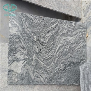 China G302 Granite Landscaping Veins Granite Slabs,Nero Santiago,Wood Grain Black Granite Slabs&Tiles, Fantasy Grey Granite