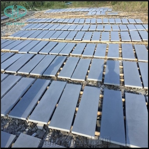China Grey Basalt Slabs & Tiles, Hainan Grey Basalt