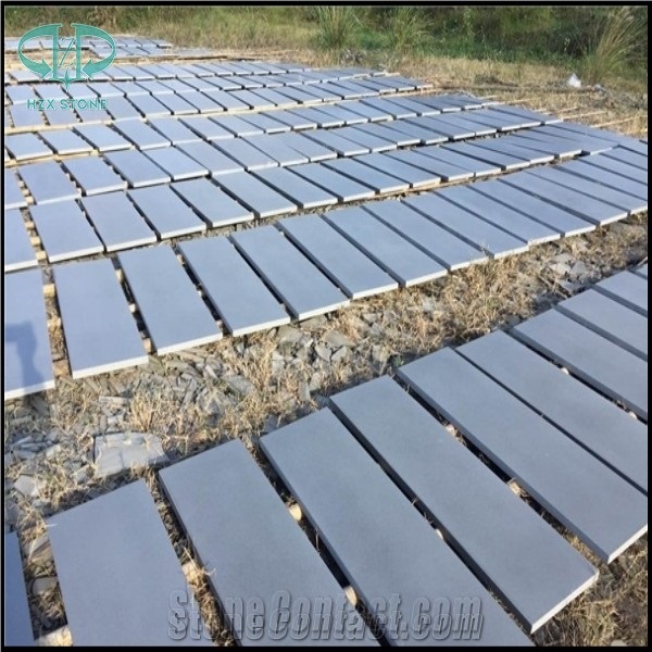 China Grey Basalt Slabs & Tiles, Hainan Grey Basalt