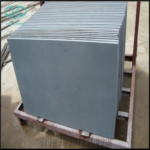 China Grey Basalt Slabs & Tiles, Hainan Grey Basalt