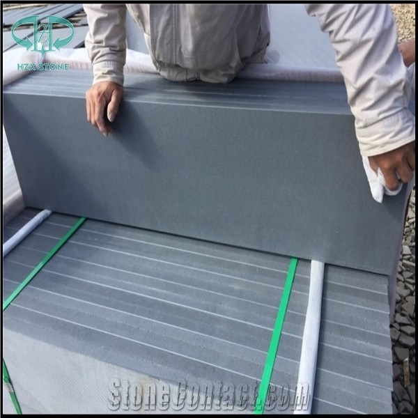 China Grey Basalt Slabs & Tiles, Hainan Grey Basalt