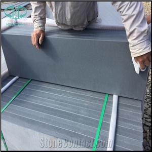 China Grey Basalt Slabs & Tiles, Hainan Grey Basalt