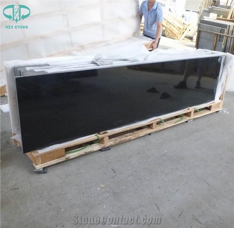 Chinese Absolute Black Granite Kitchen Countertops Kitchen Worktops Bar Tops Kitchen Island Tops