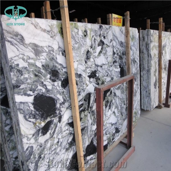 Cool Emerald Marble, Light Green Marble Flooring Tile, Translucent Marble Slab, Ice Jade Green Polished Slabs