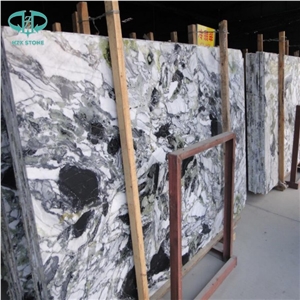 Cool Emerald Marble, Light Green Marble Flooring Tile, Translucent Marble Slab, Ice Jade Green Polished Slabs