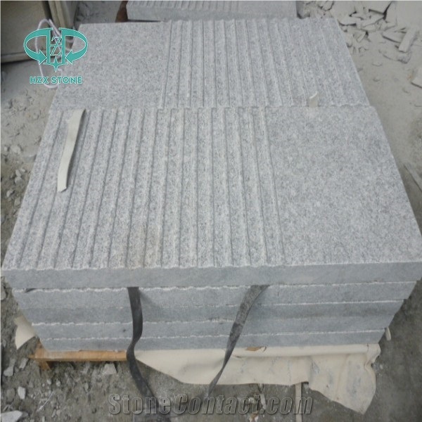 Flamed G602 Granite Grey Tile Slab, Cut-To-Size, Flamed, Steps,Risers,White Stone G602 Granite Slabs,China Grey Sardo,Cristallo Grigio,Mayflower Snow,Wall-Cladding