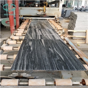 G302 Granite, Nero Santiago Granite,Fantasy Grey Wood Vein Granite Slabs Multicolor Grey Granite G302 Slab Tiles, Grey corlor kerbstone, curbstone, paving stone for outdoor decoration