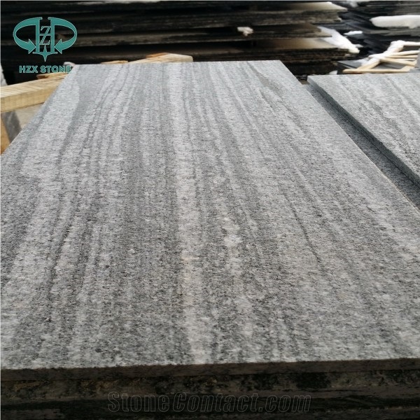 G302 Tiles,Nero Santiago,Biasca Gneiss,Black Wood Vein Granite,Glazed G302 Grey Negro Big Uncut Slabs&Tiles,Chinese Shandong Dark Grey Landscape Stone, Flamed Tiles