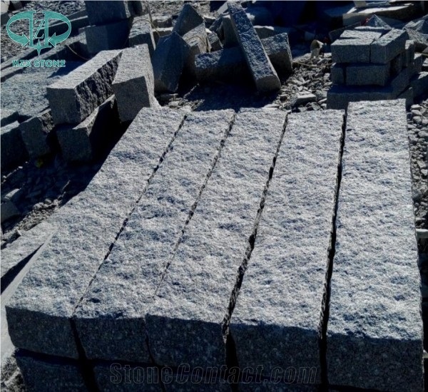 G601 Granite Pineappled Kerbstone, Light Grey,China Grey Granite, Natural Pavers, Granite Kerbstone for Landscaping Kerbstone/Building Stones/Road Stone/Paving Stone/Granite Paving Sets