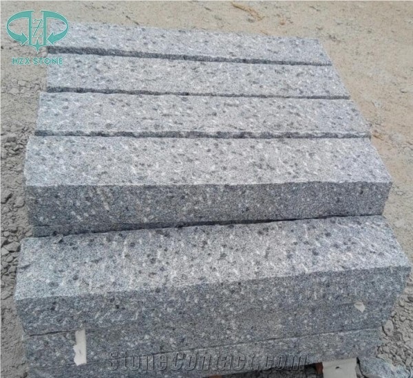G601 Granite Pineappled Kerbstone, Light Grey,China Grey Granite, Natural Pavers, Granite Kerbstone for Landscaping Kerbstone/Building Stones/Road Stone/Paving Stone/Granite Paving Sets
