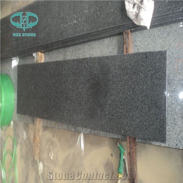 G654, Flamed Dark Grey Granite, China Absolute Black Granite, Padang Dark,Seasame Black,Polished Tile & Slab, G654 Granite Tiles, China Grey Granite