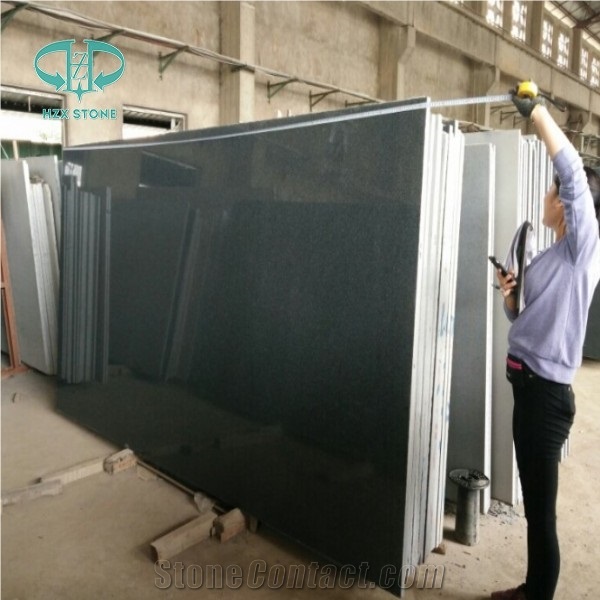 G654,Padang Dark, Sesame Black,Charcoal Black,China Nero Impala,Dark Barry Grey,Nero Impala China,G3554, Dark Grey Granite Polished Slab