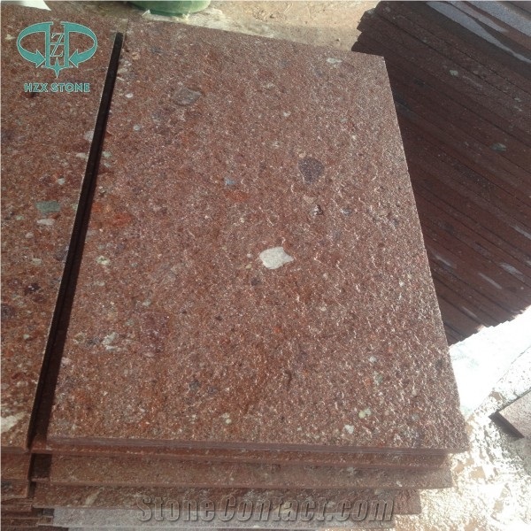 G666 Ocean Red Granite Flamed Pavers & Landscaping Stone, Red Porphyry, Shouning Red Porphyry,Red Porphyrite,Porphyry Red,Liancheng Red Porphyry, Dayang Red,China Red Granite Curbstone,Side Stone