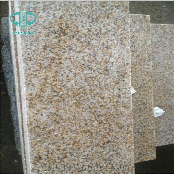 G682 Rusty Yellow Granite Slabs, China Sunset Gold Granite, Golden Sand Granite, New Sunset Gold G682 Granite Tiles & Slabs Yellow Rust Granite