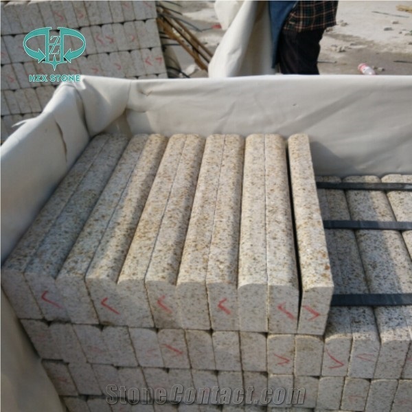 G682 Yellow Beige Granite Flamed Bushhamered Paving Stone Patio Walkway Driving Terrace Pavers/Floor/Rusty Yellow/Sunset Gold Stone