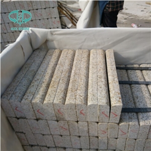 G682 Yellow Beige Granite Flamed Bushhamered Paving Stone Patio Walkway Driving Terrace Pavers/Floor/Rusty Yellow/Sunset Gold Stone