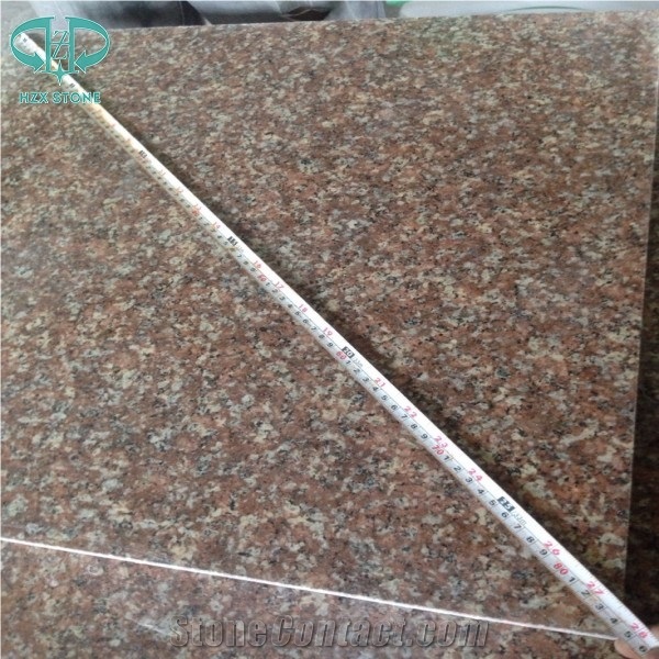 G687 Peach Red/China Pink Granite/China Red Granite, Slabs & Tiles