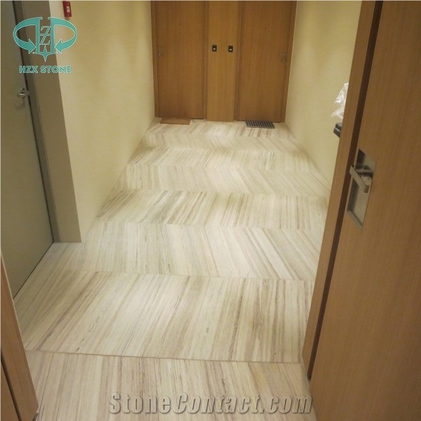 Gold River Marble, White Marble Tile, Wood Vein Marble Tile, White Marble Tiles, Crystal Wood Grain White Marble Slabs & Tiles, Golden River, China Polished Wood Marble, Crystal Wood Grain