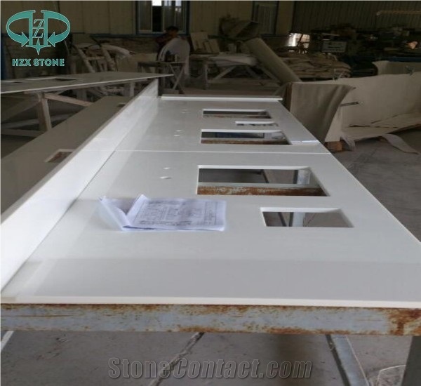Nano Crystalized Stone Panels,Nano Glass,Nano White,Crystal White,White Artificial Marble Stone for Bath Design,Bath Tops,Vanity Tops
