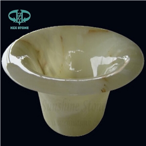 Onyx Wash Basin/Sink/Bathroom Bowl, Green Granite Sinks & Basins