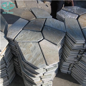 Rusty Slate Random Flagstones,Irregular Flagstones,Flagstone for Patio,Walkway Pavers,Driveway,Wall Cladding,Roofing Tiles,Flooring Tiles,Outdoor Wall Tiles,Paving Stone,Landscaping Flagstone