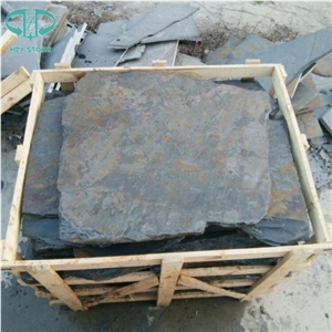 Rusty Slate Random Flagstones,Irregular Flagstones,Flagstone for Patio,Walkway Pavers,Driveway,Wall Cladding,Roofing Tiles,Flooring Tiles,Outdoor Wall Tiles,Paving Stone,Landscaping Flagstone