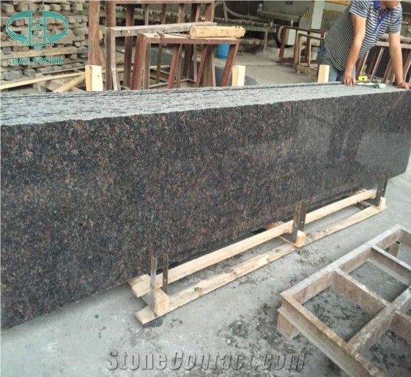 Tan Brown Granite,Dark Tan/Tan Braun/Brown Tan/Tan Brown Blue, India Brown Granite Polished Gangsaw Slabs