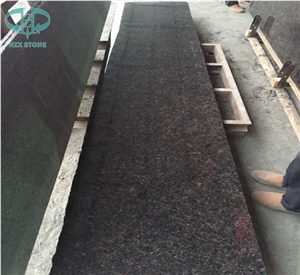 Tan Brown Granite,Dark Tan/Tan Braun/Brown Tan/Tan Brown Blue, India Brown Granite Polished Gangsaw Slabs