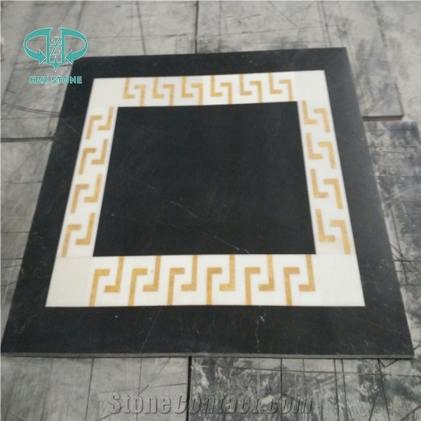 Water Jet Marble Medallion, Marble Decor Wall Tiles, Floor Medallions, Carpet Medallions,Marble Flooring/Tiles
