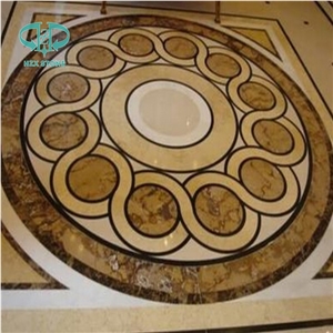 Water Jet Marble Medallion, Marble Decor Wall Tiles, Floor Medallions, Carpet Medallions,Marble Flooring/Tiles