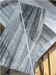 G302 Tiles,Nero Santiago,Biasca Gneiss,Black Wood Vein Granite,Glazed G302 Grey Negro Big Uncut Slabs&Tiles,Chinese Shandong Dark Grey Landscape Stone