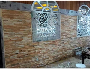 Slate Walling Cultured Stone,Outdoor Multicolor Slate Walling Decoration