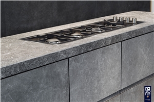 Grigio Perla Marble Kitchen Countertops