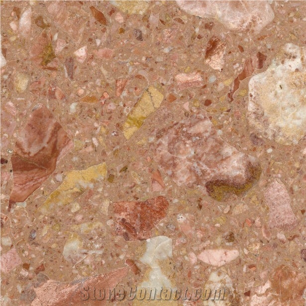 Rosa Del Garda Conglomerate Marble